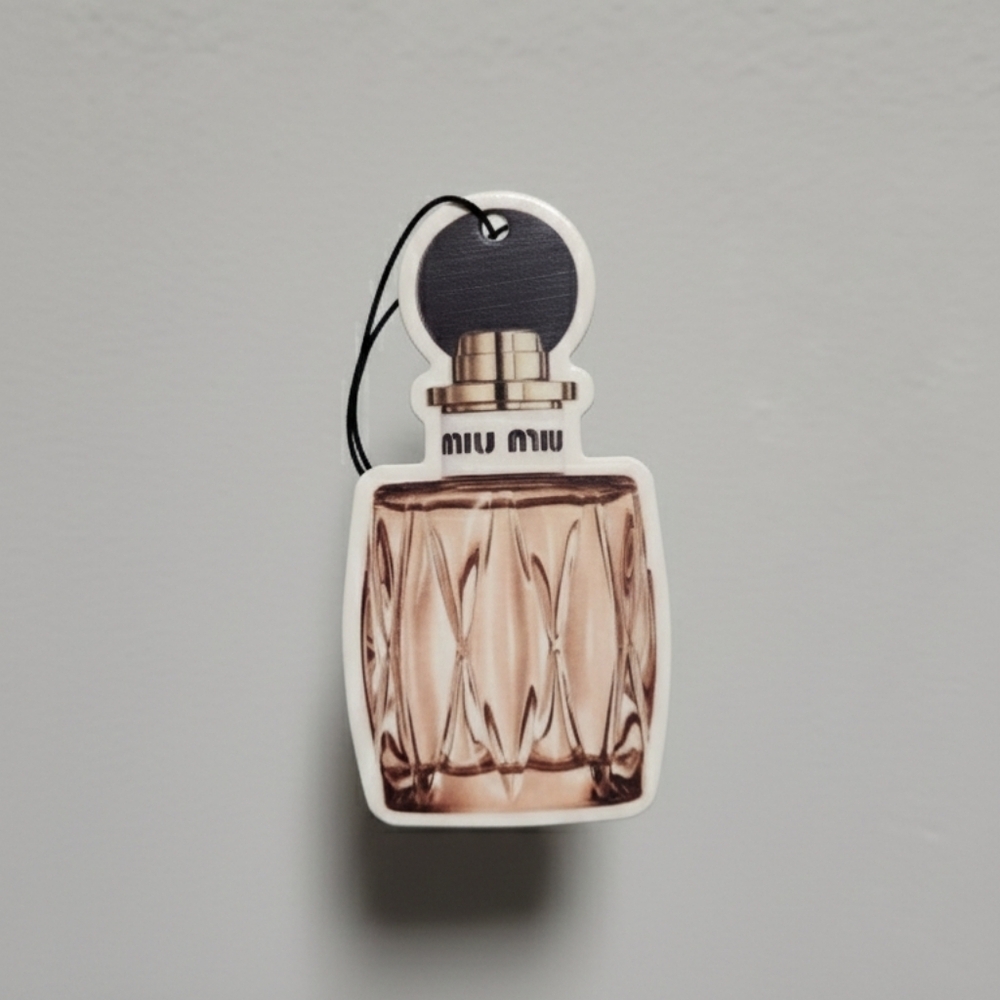 Miu Miu Fragrance Scented Freshner Car Freshie New